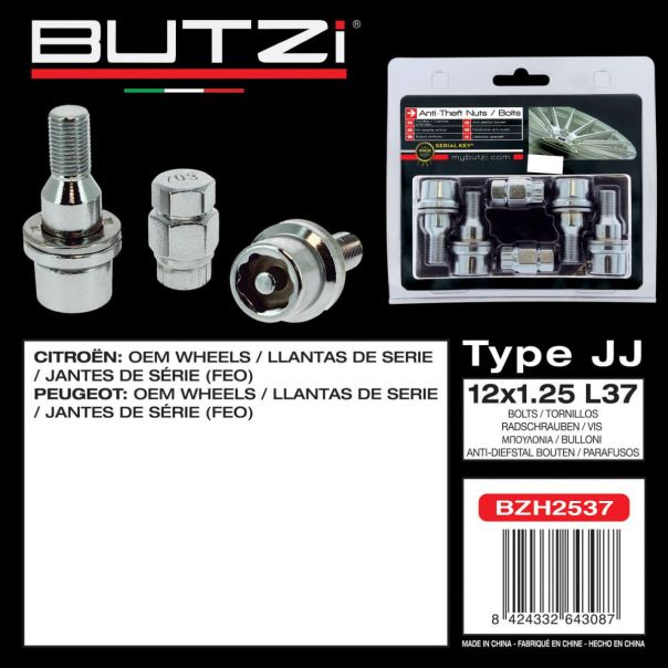 SUMEX Sigurnosni šrafovi 12X1.25  l37 type jj - BZH2537
