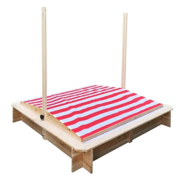 Dečiji pesčanik KINDER HOME sa podesivim krovom sa UV zaštitom - C766