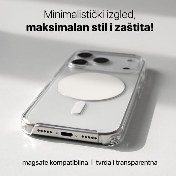 Maska za iPhone 17 Pro/18 Pro 6.3 transparent Magsafe Circle - EP3319826