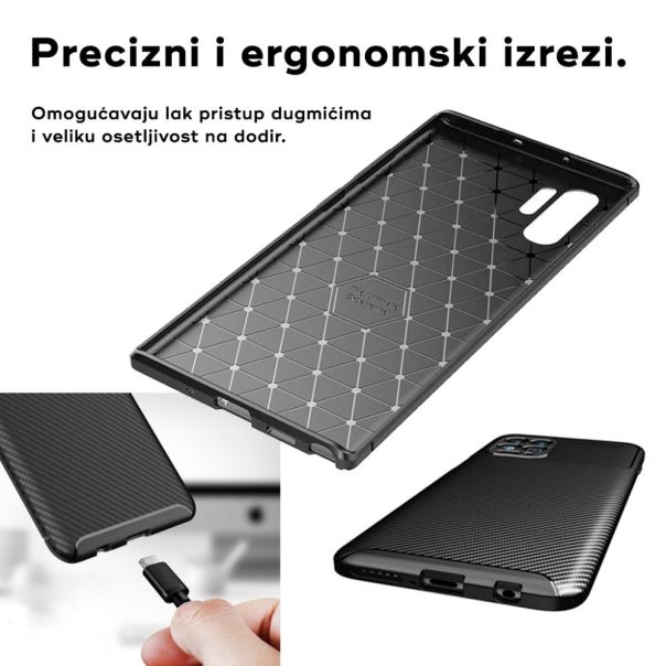 Maska za iPhone 17 Pro Max 6.9 crna Defender Carbon - 223500