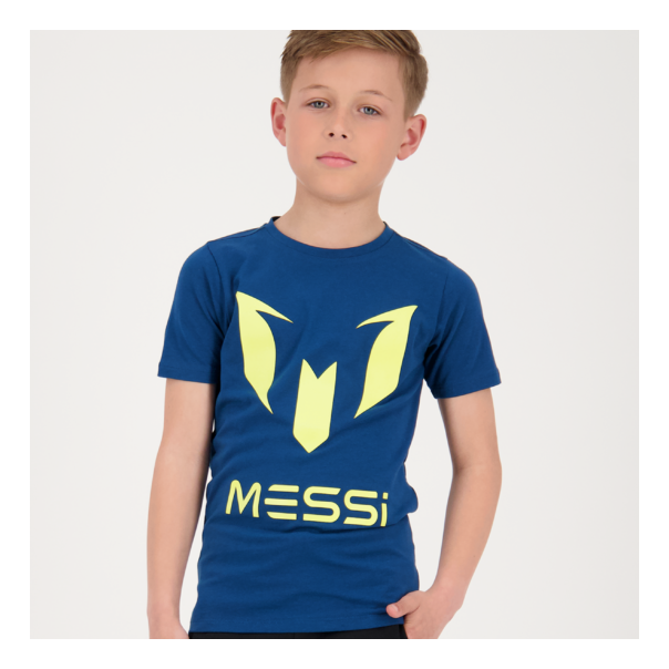 MESSI Logo majica kratak rukav za dečake,Oli plava - C104KBN30001-141