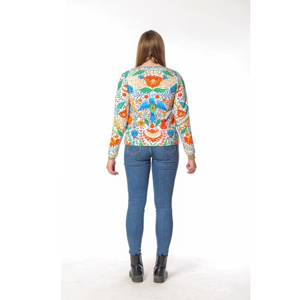 BAIKA Štrikani kardigan za žene - Beli Eden - TKOBED