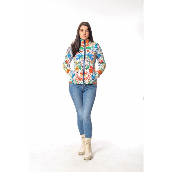 BAIKA Štrikana jakna za žene - Beli Eden - JOBED