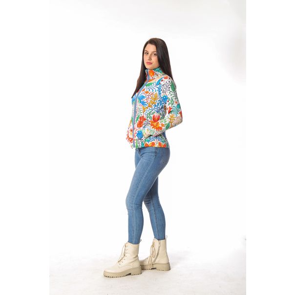 BAIKA Štrikana jakna za žene - Beli Eden - JOBED