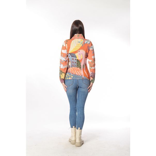 BAIKA Štrikana jakna za žene - Fantazija - JOFAN