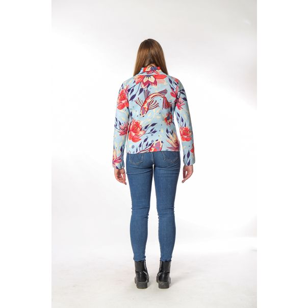 BAIKA Štrikana jakna za žene - Japanski vrt - JOJAP