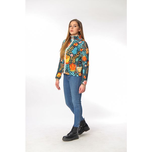 BAIKA Štrikana jakna za žene - Boemska bašta - JOBBA