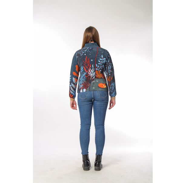 BAIKA Štrikana jakna za žene - Uspavana lisica - JOFOX