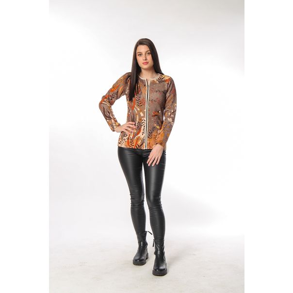 BAIKA Štrikani kardigan za žene - Botanika - TKOBOT