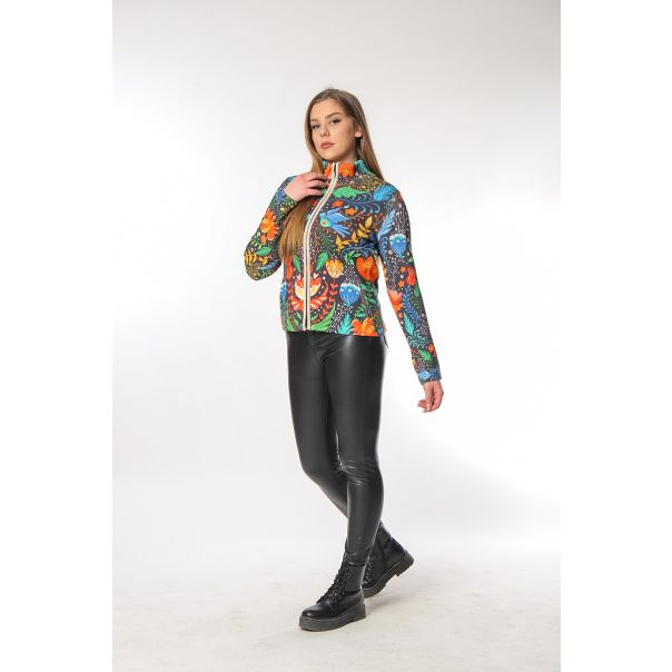 BAIKA Štrikana jakna za žene - Crni Eden - JOCED