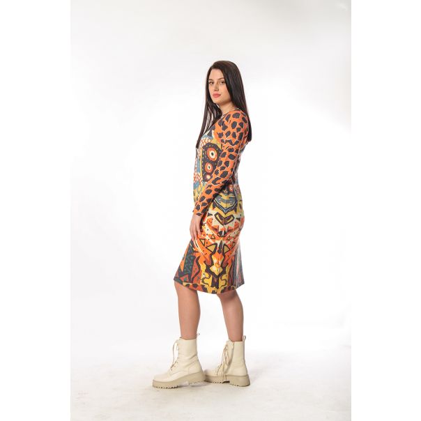 BAIKA Štrikana haljina za žene - Safari - ZHOSAF