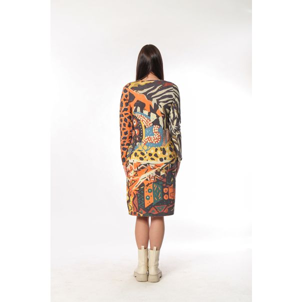 BAIKA Štrikana haljina za žene - Safari - ZHOSAF