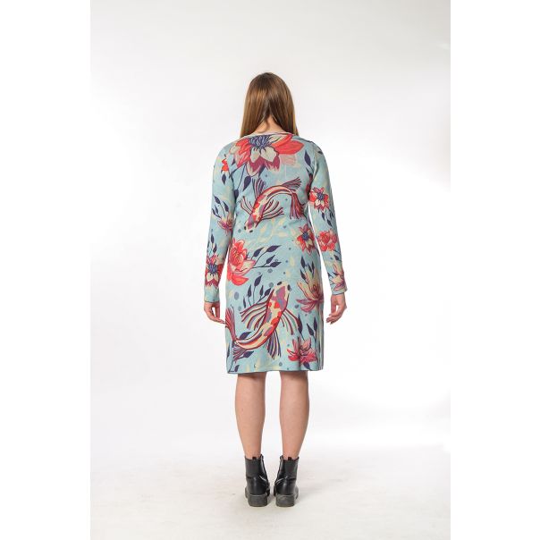 BAIKA Štrikana haljina za žene - Japanski vrt - ZHOJAP