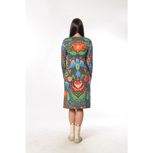 BAIKA Štrikana haljina za žene - Crni Eden - ZHOCED