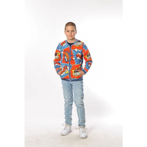 BAIKA Štrikana bomber jakna za dečake - Boom - BDBOM