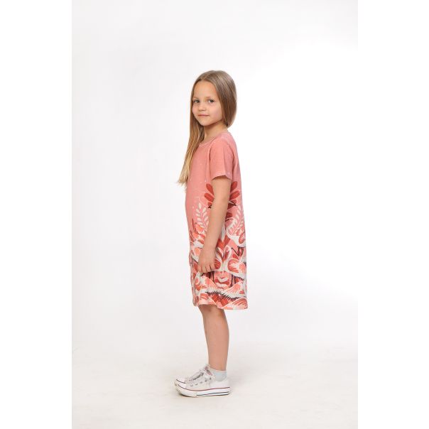 BAIKA Letnja haljina za devojčice - Flamingo - LHDFLA
