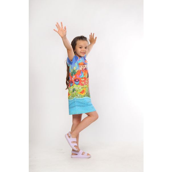 BAIKA Letnja haljina za devojčice - Na Dunavu - LHDDUN