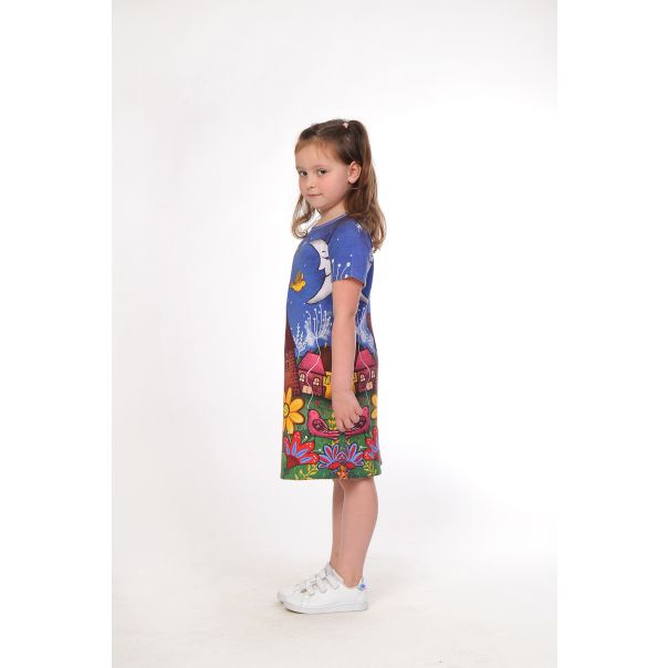 BAIKA Letnja haljina za devojčice - Mesečina - LHDMOON