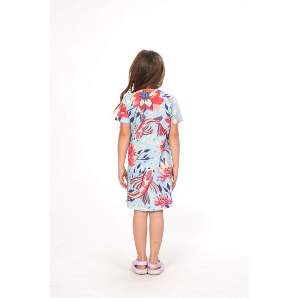 BAIKA Letnja haljina za devojčice - Japanski vrt - LHDJAP