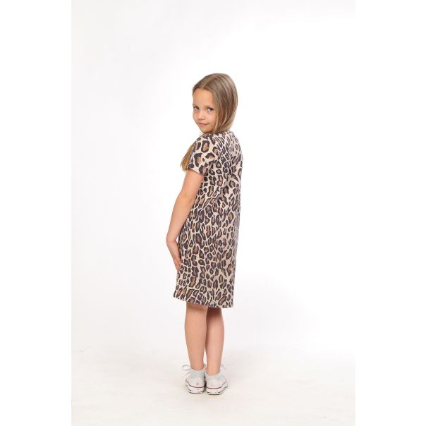 BAIKA Letnja haljina za devojčice - Leopard - LHDLEO