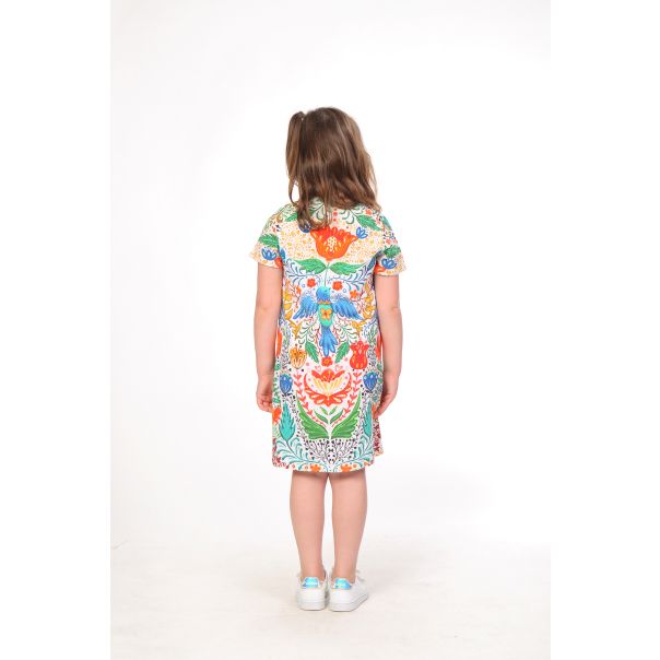 BAIKA Letnja haljina za devojčice - Beli eden - LHDBED