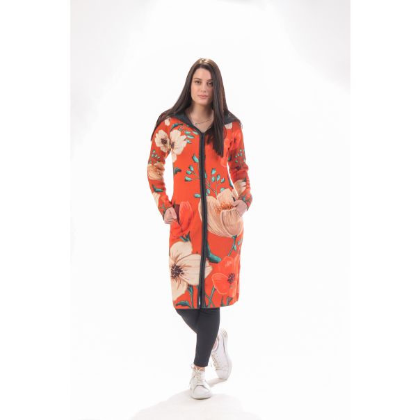 BAIKA Štrikani kaput za žene - Rossa - KORSS