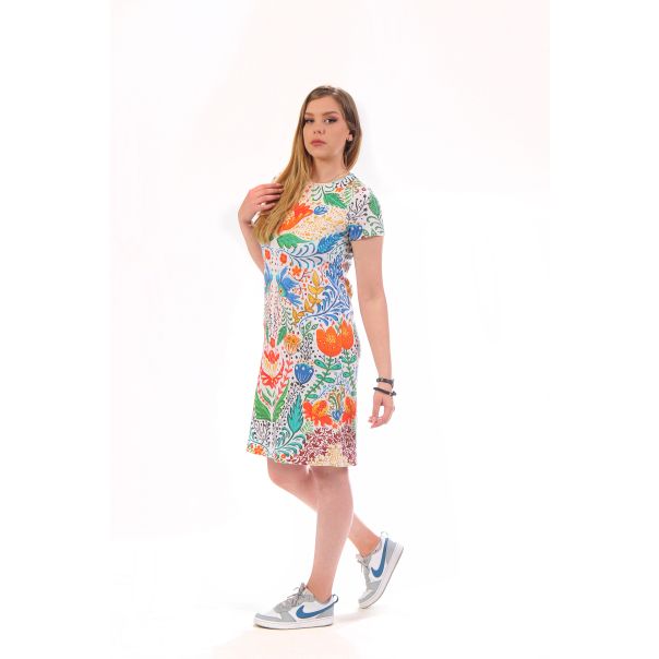 BAIKA Letnja haljina za žene - Beli eden - LHOBED