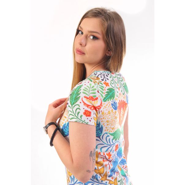 BAIKA Letnja haljina za žene - Beli eden - LHOBED