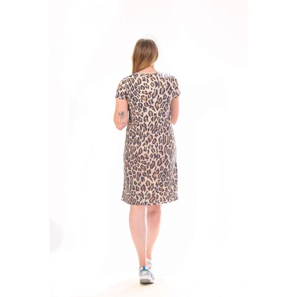 BAIKA Letnja haljina za žene - Leopard - LHOLEO