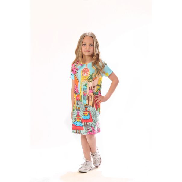 BAIKA Letnja haljina za devojčice - Kuba - LHDCUB