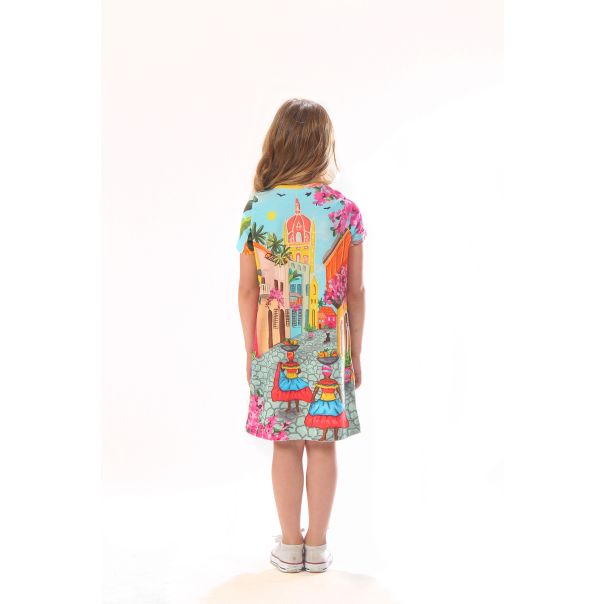 BAIKA Letnja haljina za devojčice - Kuba - LHDCUB