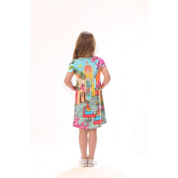 BAIKA Letnja haljina za devojčice - Kuba - LHDCUB