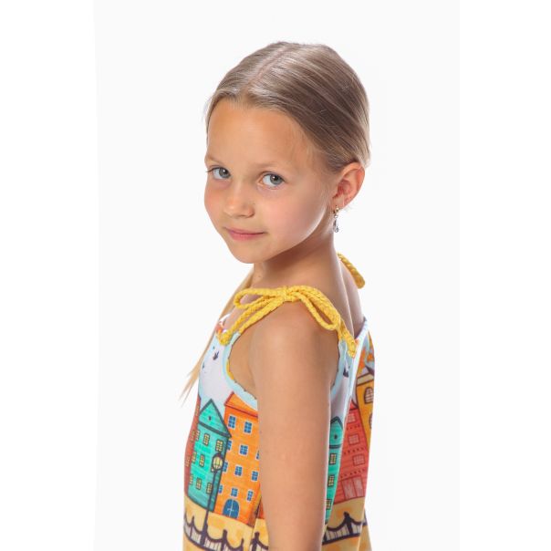 BAIKA Haljina na bretele za devojčice - Mace iz Amsterdama - LHDAMSB