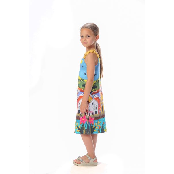 BAIKA Haljina na bretele za devojčice - Luka - LHDLUKB