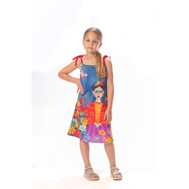 BAIKA Haljina na bretele za devojčice - Frida - LHDFRIB