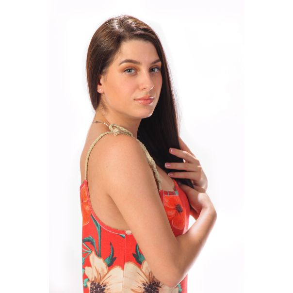 BAIKA Letnja haljina na bretele za žene - Rossa - LHORSSB