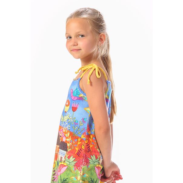 BAIKA Haljina na bretele za devojčice - Na Dunavu - LHDDUNB