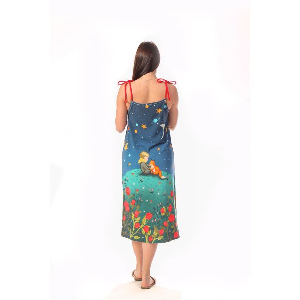 BAIKA Letnja haljina na bretele za žene - Mali princ - LHOMPRB