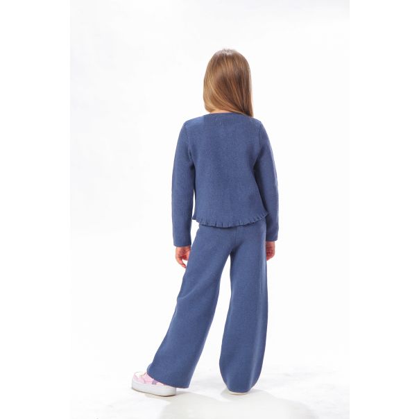 BAIKA Pantalone za devojčice - Solid Teget - PDSTGT