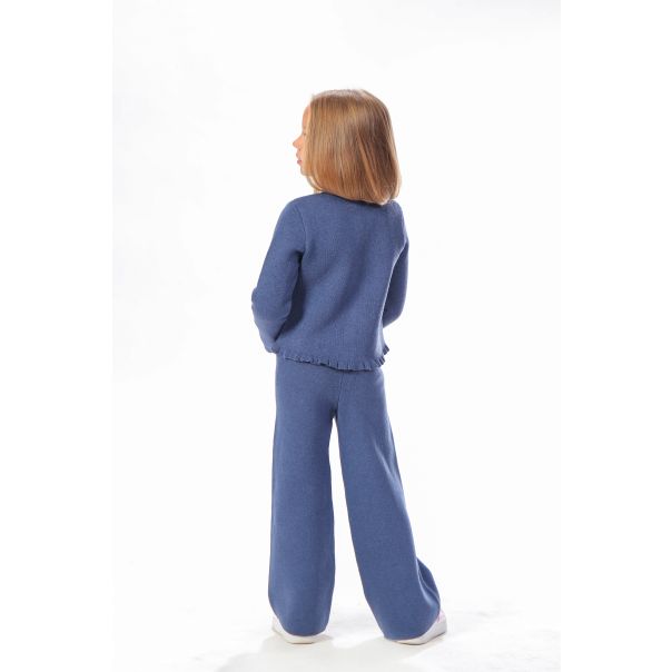 BAIKA Pantalone za devojčice - Solid Teget - PDSTGT