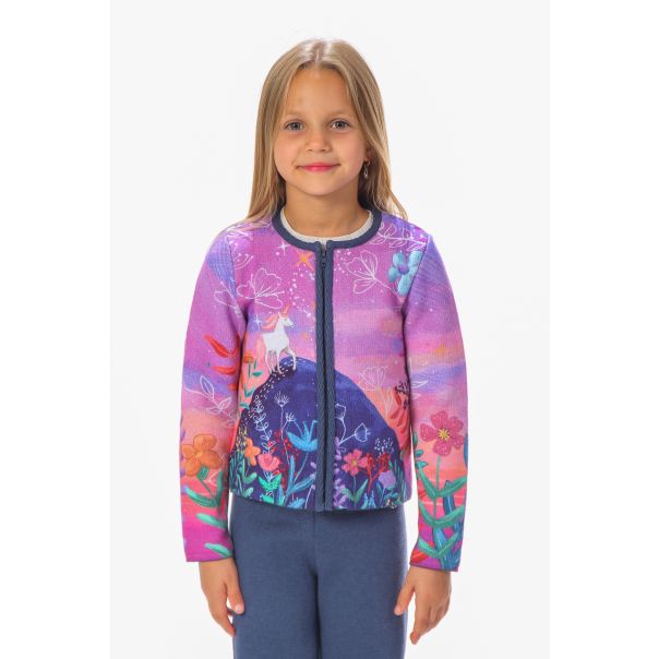 BAIKA Kardigan za devojčice - Jednorog - TKDUNI