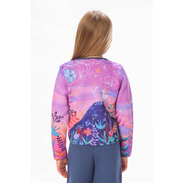 BAIKA Kardigan za devojčice - Jednorog - TKDUNI