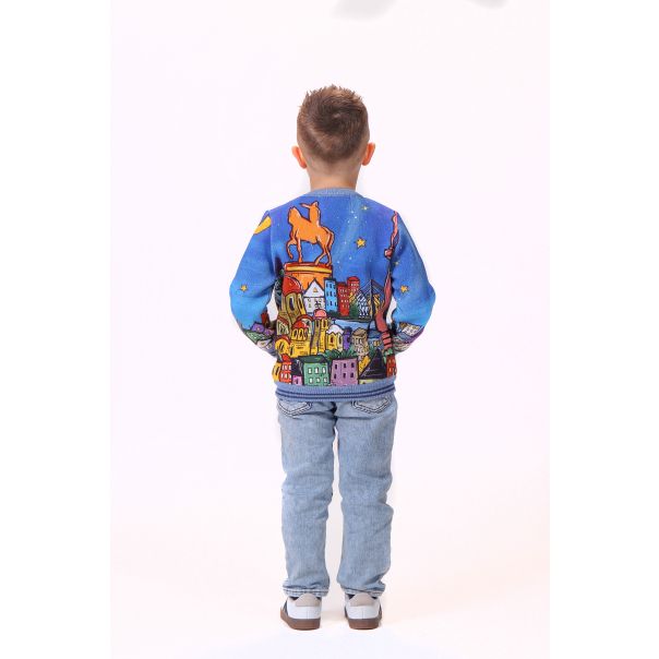 BAIKA Štrikana bomber jakna za dečake - Beograd - BDBGD