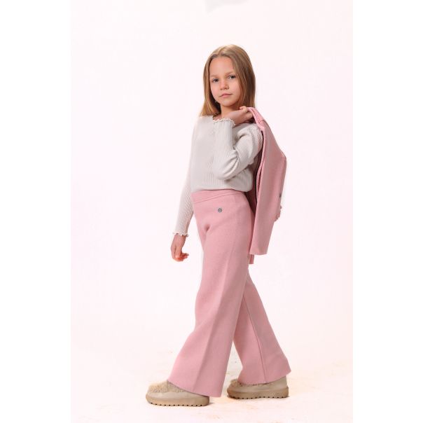 BAIKA Pantalone za devojčice - Solid Roze - PDSRZE