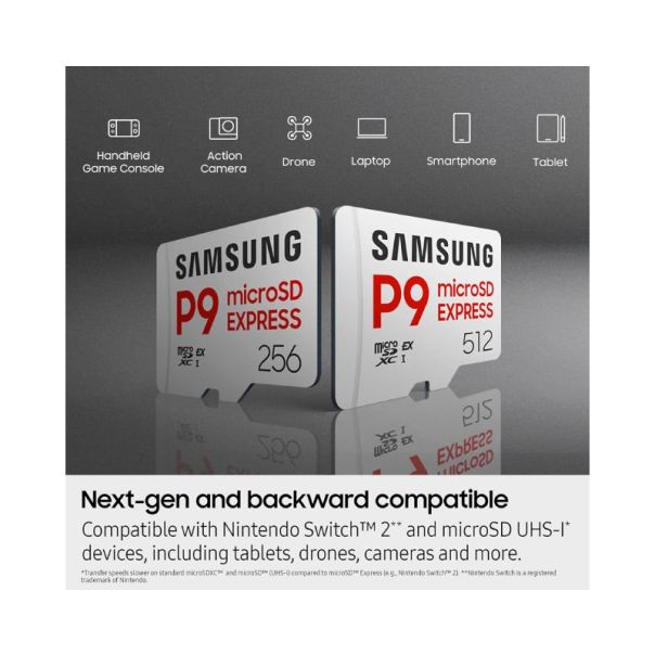 SAMSUNG Memorijska kartica P9 Express MicroSDXC Card 256GB MB-MK256T - EP3302175