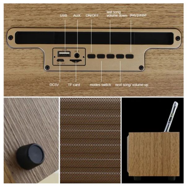 Bluetooth zvucnik Kisonli G11a braon - 224798