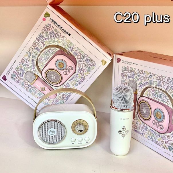 Bluetooth zvucnik c20plus roze - 213749