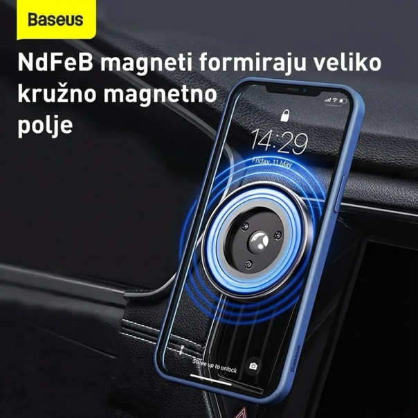 Auto držač Baseus NeoGravity magnetni crni - EP2842543