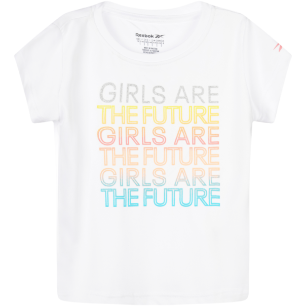REEBOK set za devojčice šorc i dve majice, zuto bela - C4597RG