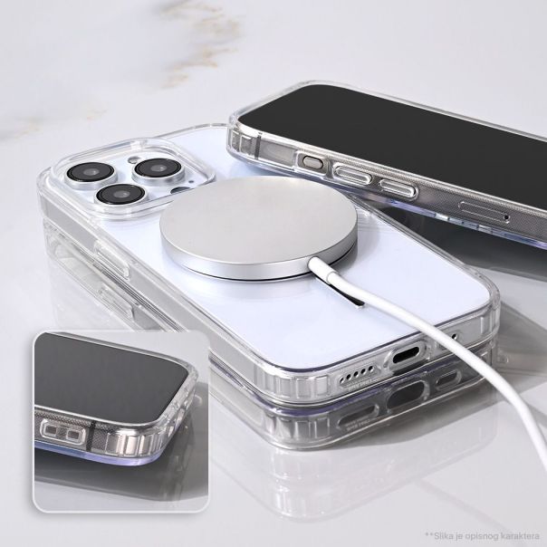 Maska za iPhone 17 Pro 6.3 Magsafe Color Line crna - 222908